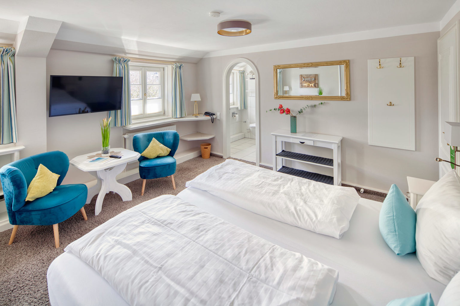 Doppelzimmer Wenningstedt - Wohn-Schlafraum - Perspektive 2