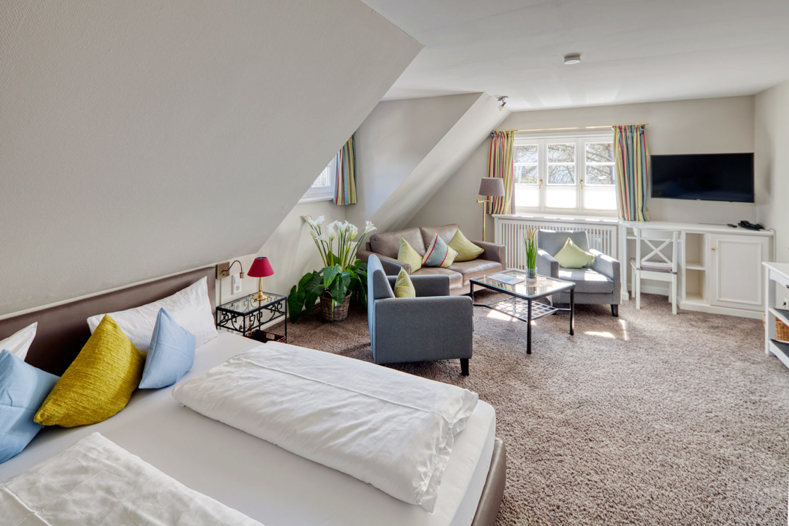 Juniorsuite Morsum - Wohn-Schlafraum Perspektive 1