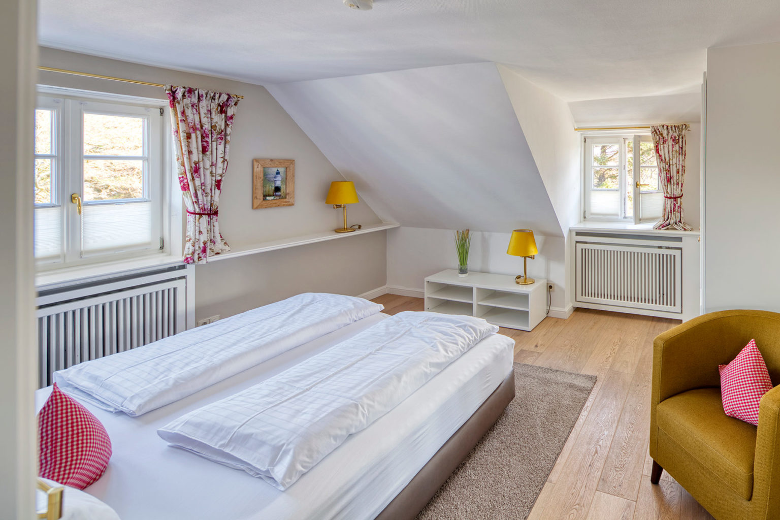 Suite Kampen - Schlafraum erste Etage - Ansicht 1