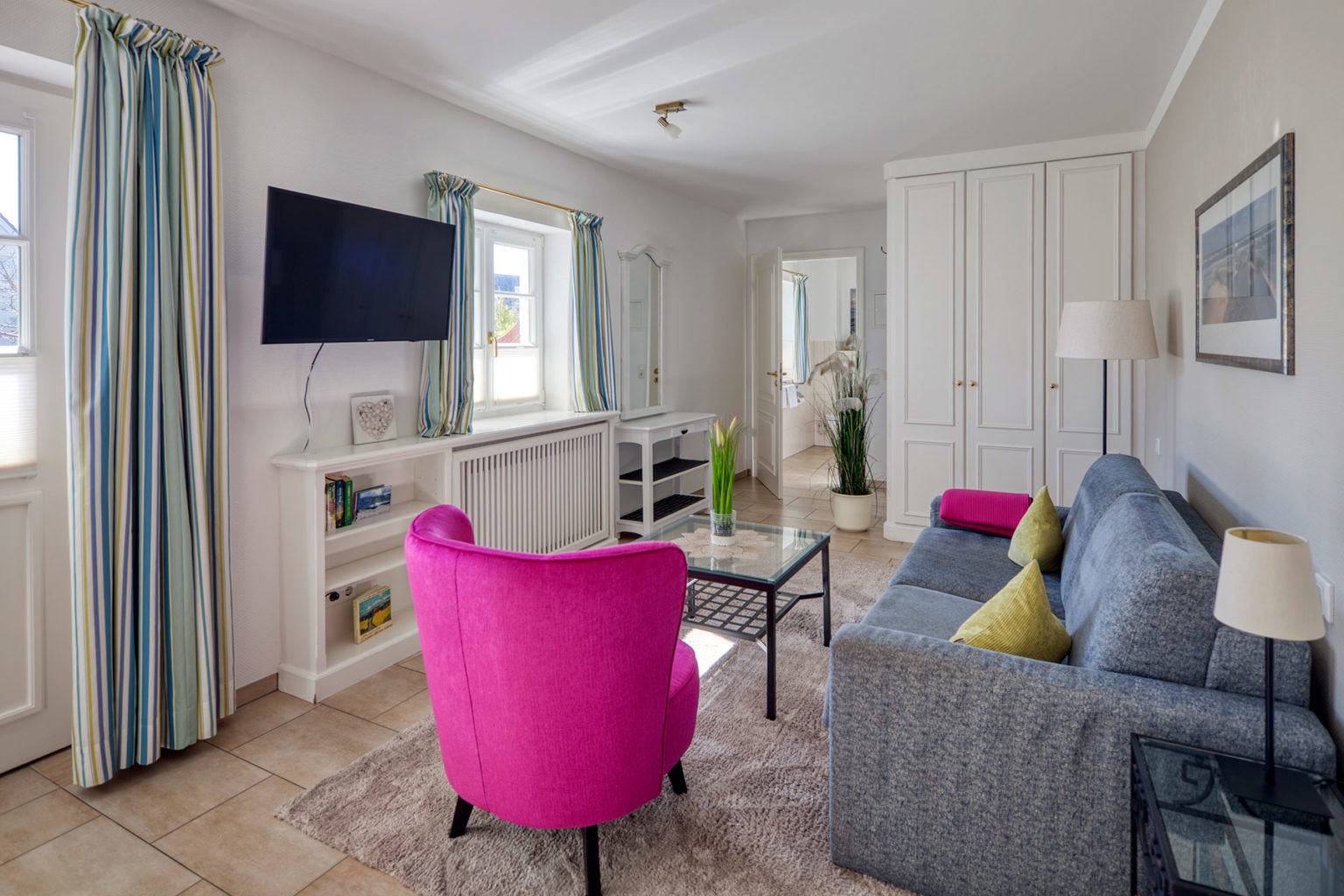 Suite Westerland - Wohnraum - Perspektive 1