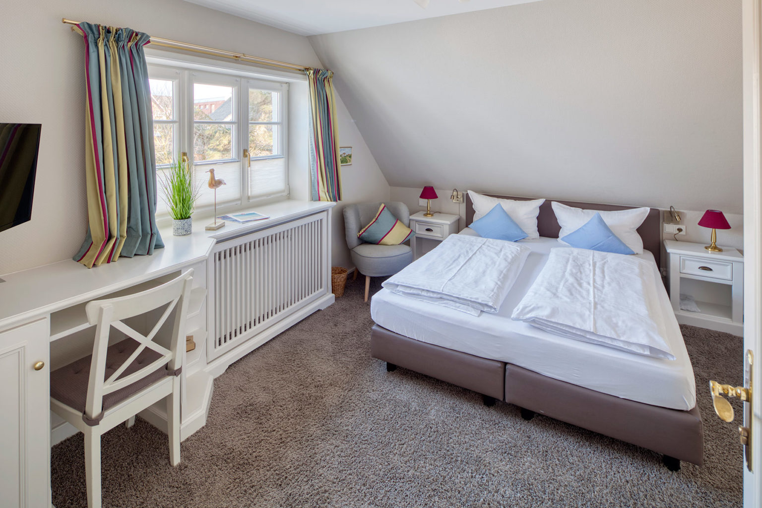 Doppelzimmer Archsum - Wohn-Schlafraum